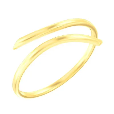 Незамкнутое кольцо из желтого золота  (арт. 140950ж)