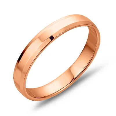 Обручальное кольцо из красного золота «Американка» (арт. 239230)