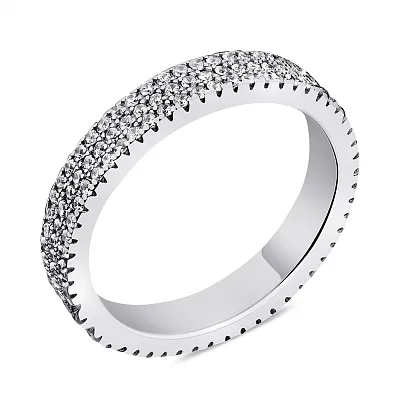Серебряное кольцо с фианитами (арт. 7501/5127)