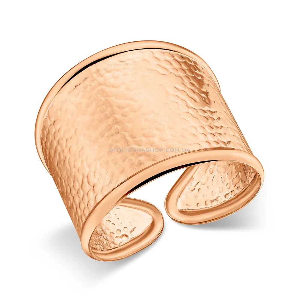 Массивное кольцо из красного золота (арт. 156277) - цена