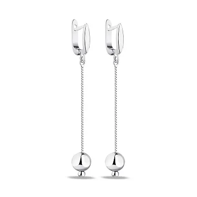 Серебряные серьги Trendy Style с шариками (арт. 7502/4225)