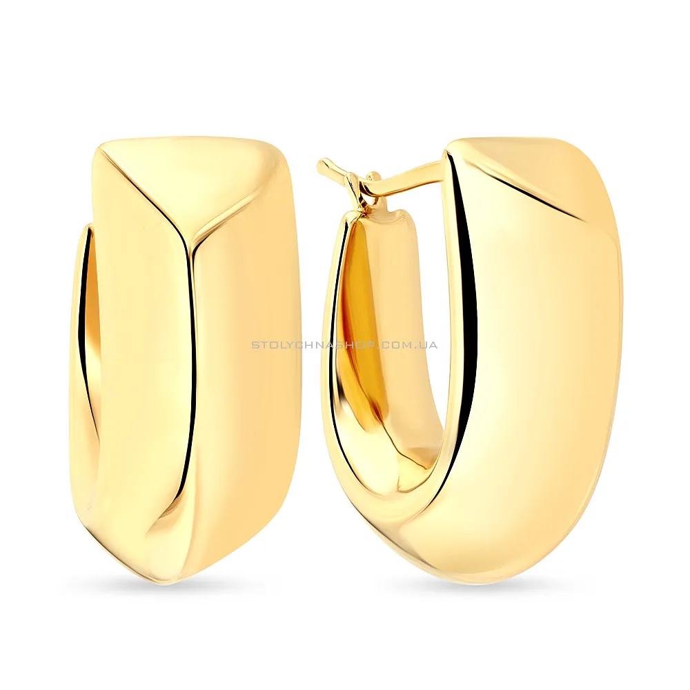 Золоті сережки Francelli в жовтому кольорі металу (арт. е108251ж) - цена