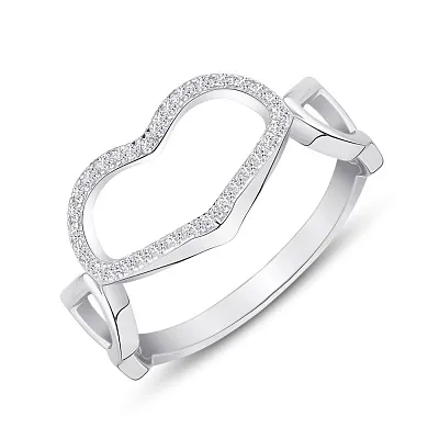 Серебряное кольцо Trendy Style с фианитами  (арт. 7501/4507)
