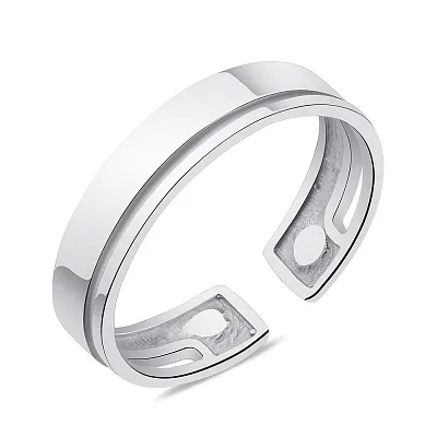 Незамкнутое кольцо из серебра (арт. 7501/528кп)