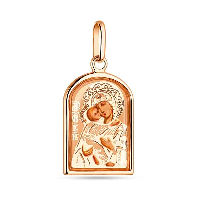 Ладанка из золота «Божья Матерь с младенцем» (арт. 402905рц)