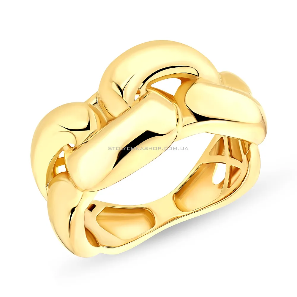 Массивное кольцо Francelli из желтого золота (арт. е155163ж)