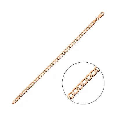 Золотой цепочный браслет плетения Панцирное плоское (арт. ц311005п)
