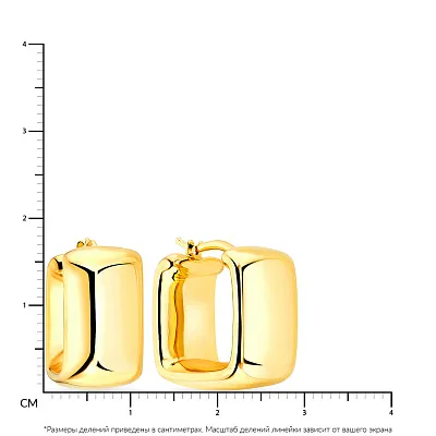 Сережки з жовтого золота Francelli (арт. е105491ж)