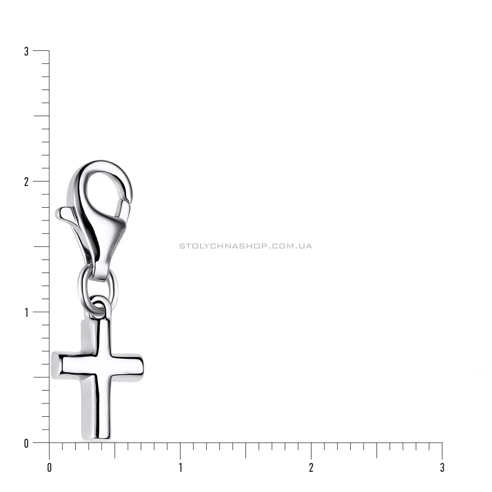 Срібна підвіска-хрестик Trendy Style (арт. 7503/2662) - 2 - цена