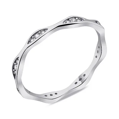 Серебряное кольцо с фианитами (арт. 7501/6364)