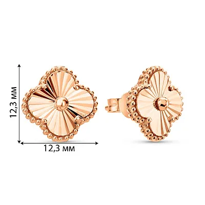 Золоті сережки-пусети (арт. 109575/10а)