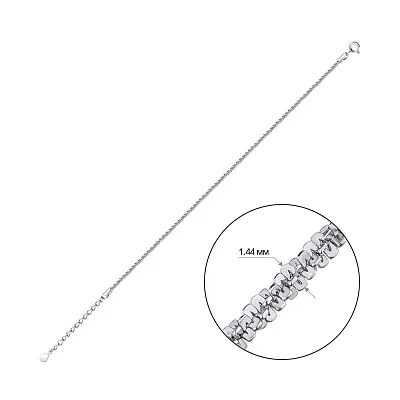 Срібний браслет (арт. 7509/4423)