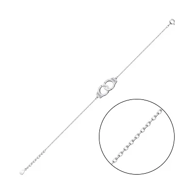 Срібний браслет з фіанітами Trendy Style (арт. 7509/3072)