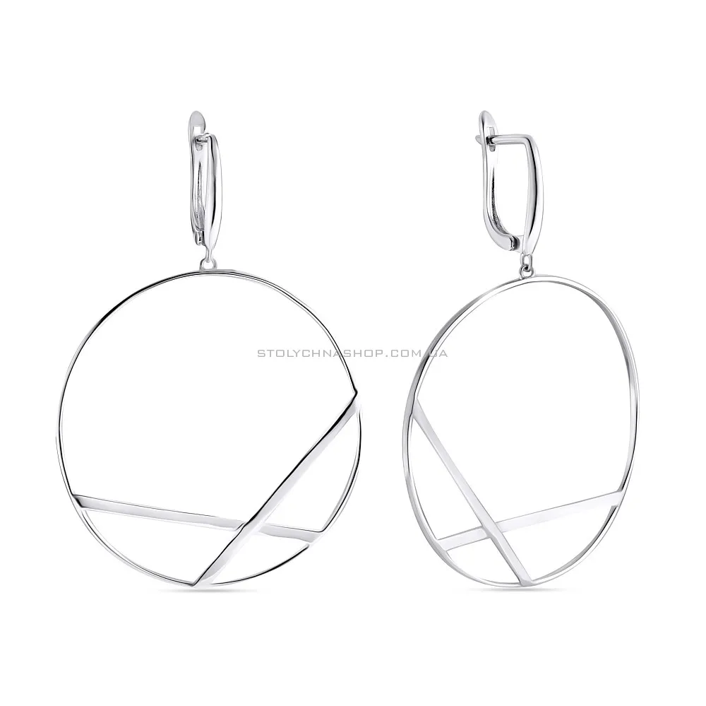 Срібні сережки Trendy Style з підвісками (арт. 7502/3289) - цена