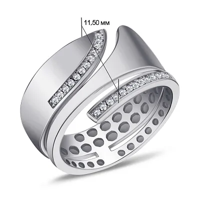 Серебряное кольцо Trendy Style с фианитами (арт. 7501/5100)