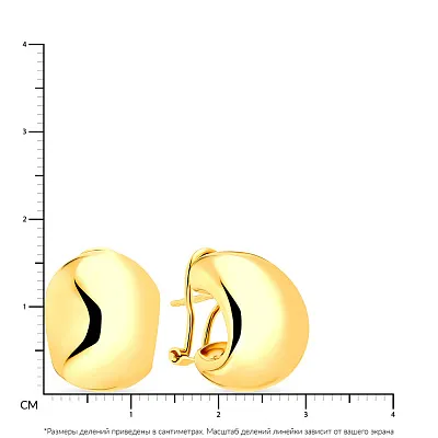 Сережки Francelli з жовтого золота (арт. е108250ж)