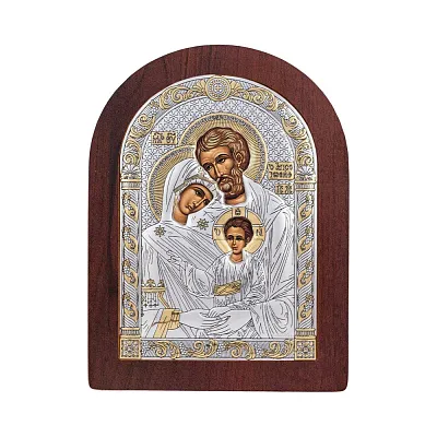Икона Святое Семейство (75х57 мм) (арт. AR-1/005AG/R)