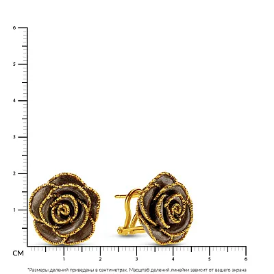 Золотые серьги Francelli (арт. 105710жкр)