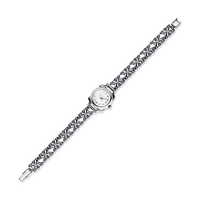 Серебряные часы с фианитами (арт. 7926/7110011)