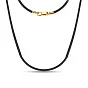 Шнурок шелковый с золотым замком (арт. 360081ж)