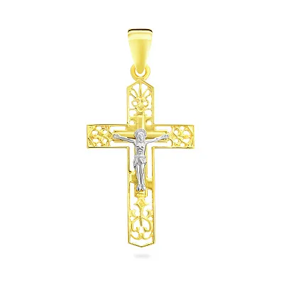 Православний хрестик з золота (арт. 501616ж)