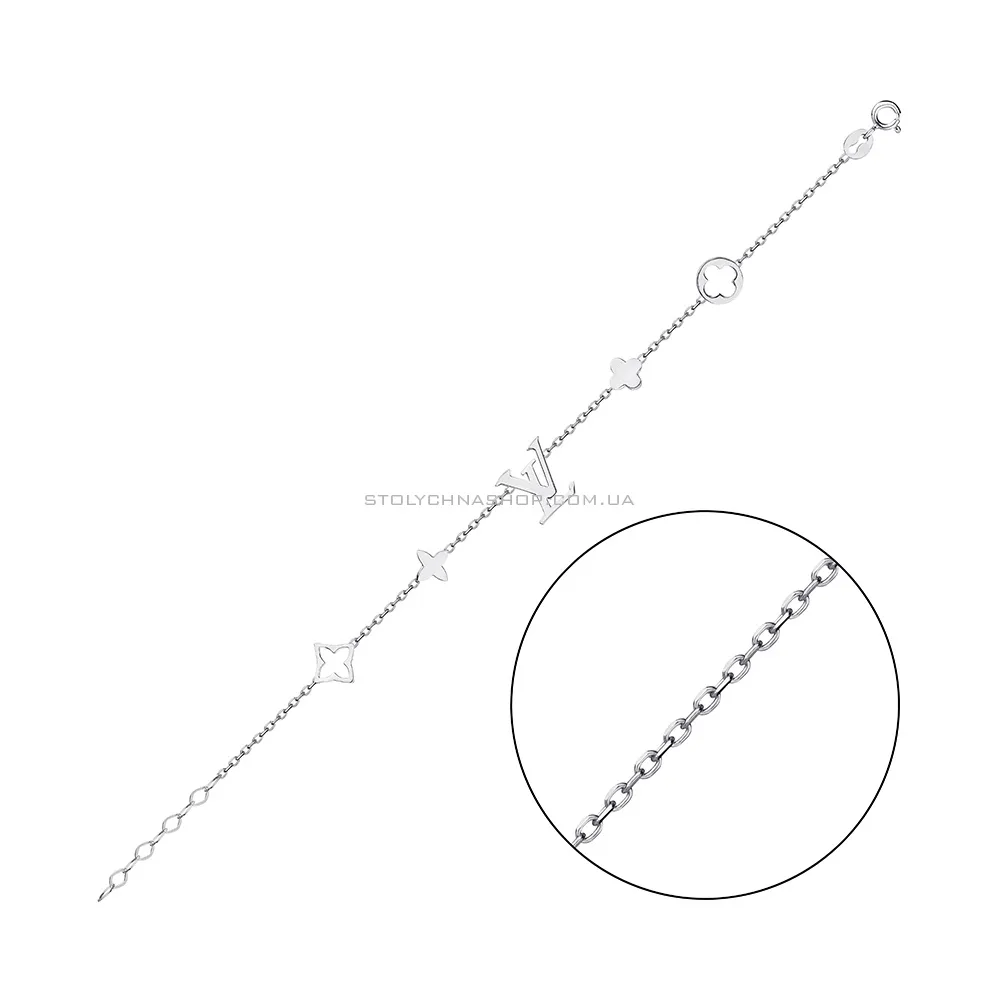 Срібний браслет  (арт. 7509/4057) - цена