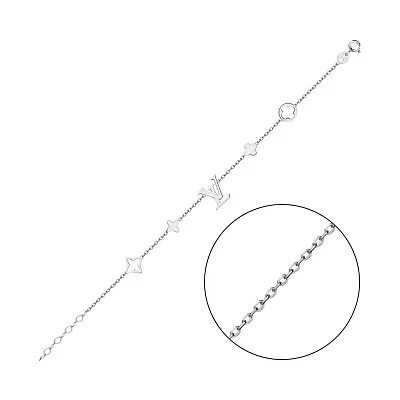 Срібний браслет  (арт. 7509/4057)