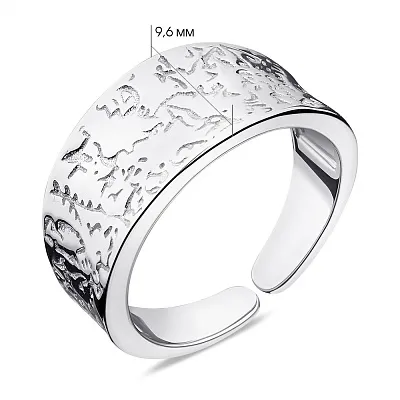 Безразмерное кольцо из серебра (арт. 7501/6504)