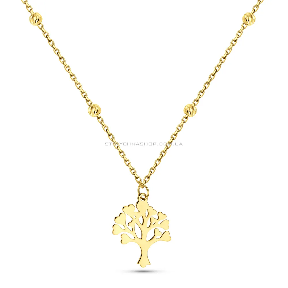 Золотое колье Дерево жизни (арт. 352763ж) - цена