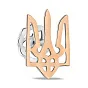 Серебряный значок Герб Украины (арт. 7231/530/2ю)