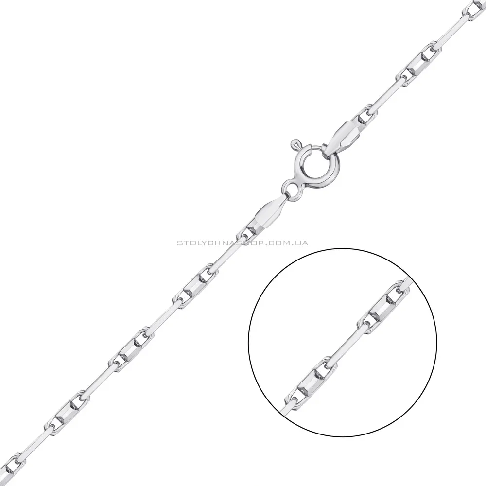 Срібний ланцюжок плетіння Якір фантазійний (арт. 03018408) - цена