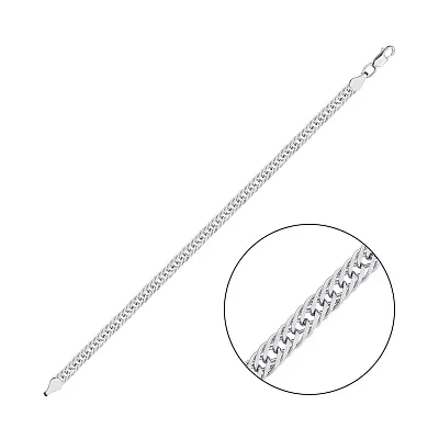 Срібний браслет Ромб подвійний (арт. 7509/4-0316.70.2)