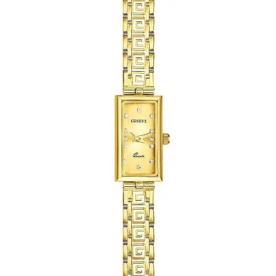 Тонкие золотые часы (арт. 260166ж)