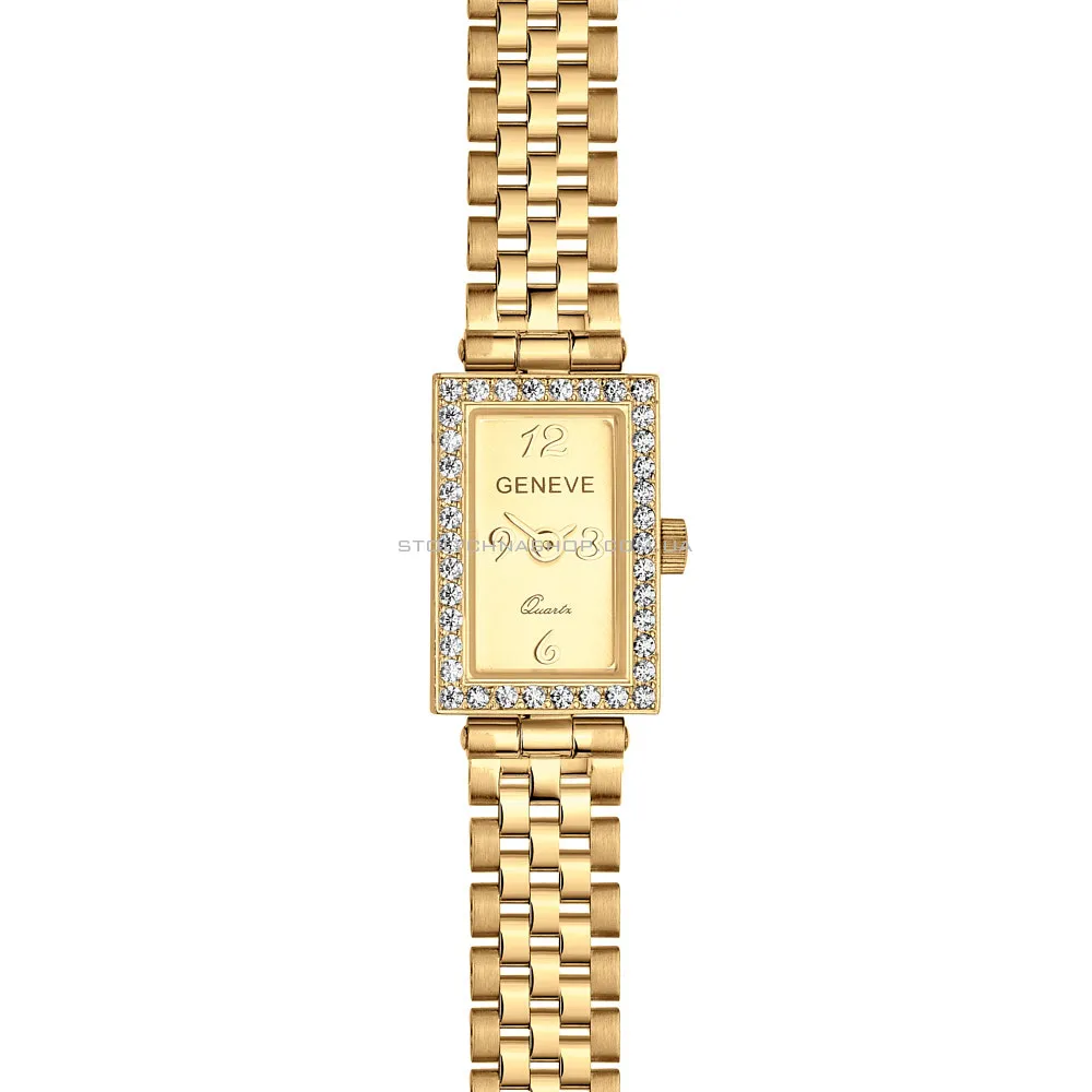 Кварцевые женские часы из желтого золота (арт. 260080ж)