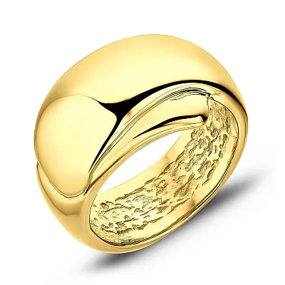 Массивное кольцо из желтого золота Francelli  (арт. 155734ж)