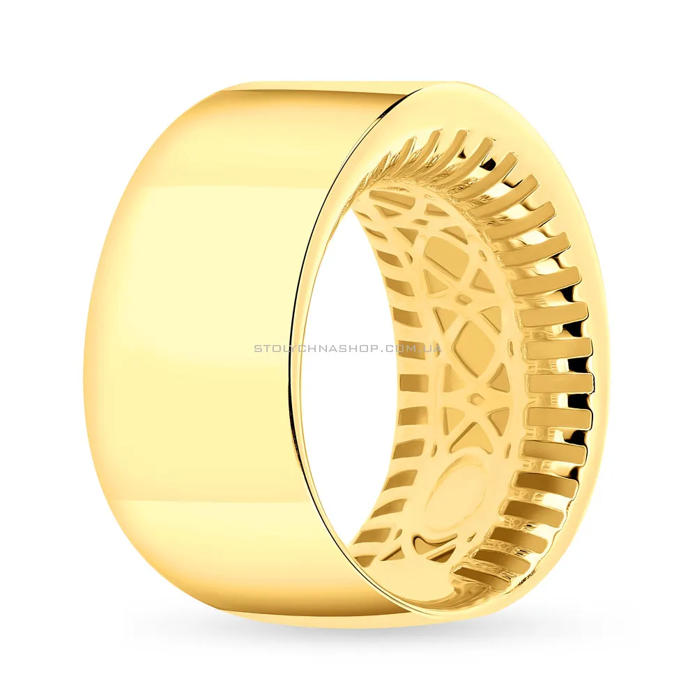 Широкое кольцо Francelli из желтого золота  (арт. е155171ж)