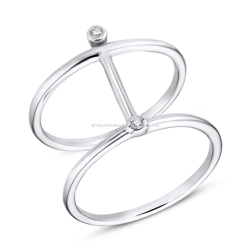 Серебряное кольцо с фианитами Trendy Style (арт. 7501/3803)