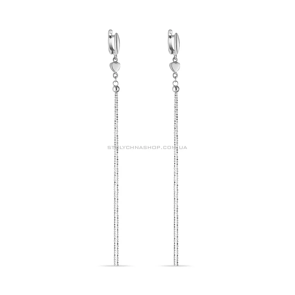 Сережки-підвіски зі срібла (арт. 7502/3895) - цена