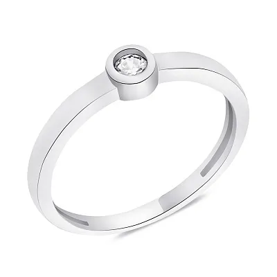 Серебряное кольцо с фианитом (арт. 7501/404кп)