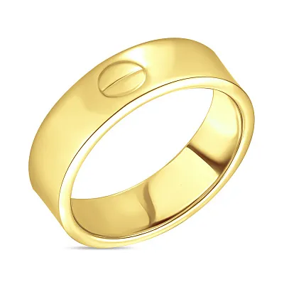 Золотое кольцо в желтом цвете металла (арт. 152930/2ж)