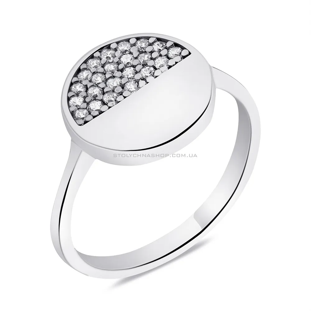 Серебряное кольцо с фианитами (арт. 7501/6276)