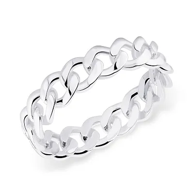 Серебряное кольцо &quot;Цепь&quot; Trendy Style (арт. 7501/5409/2)