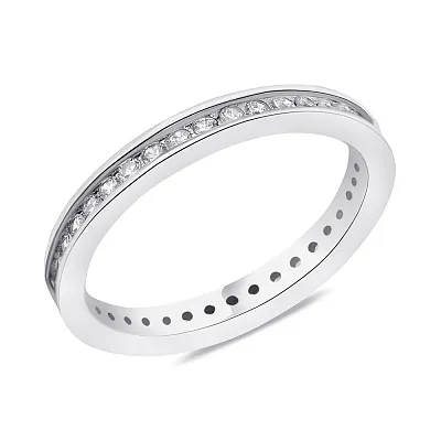 Серебряное кольцо с фианитами (арт. 7501/5956)