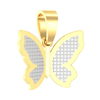 Золотая подвеска «Бабочка» (арт. 440412ж)