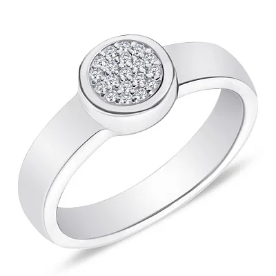 Серебряное кольцо с фианитами (арт. 7501/4108)