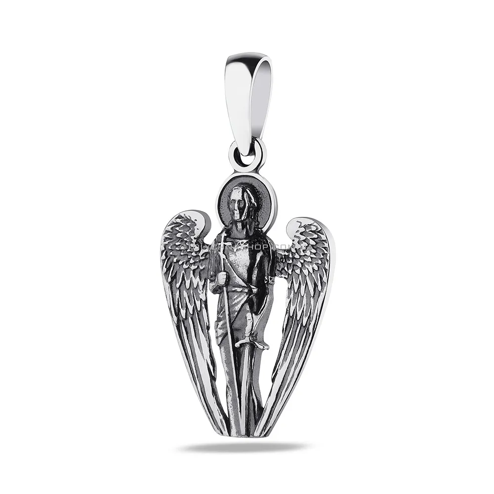 Кулон срібний «Архангел Михаїл» (арт. 7903/3991-ч) - цена