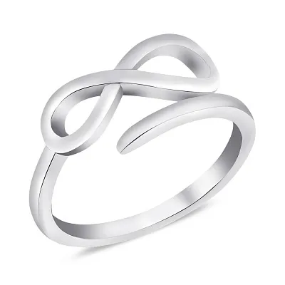 Серебряное кольцо "Бесконечность" без камней (арт. 7501/5258)