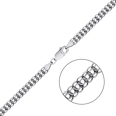 Массивная серебряная цепочка плетения Питон (арт. 0305628ч)