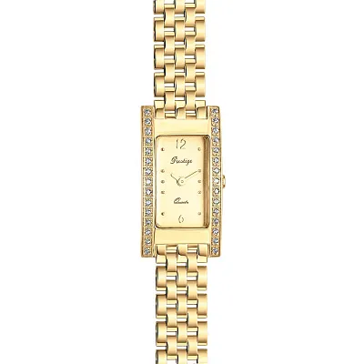 Кварцевые женские часы из желтого золота (арт. 260142ж)
