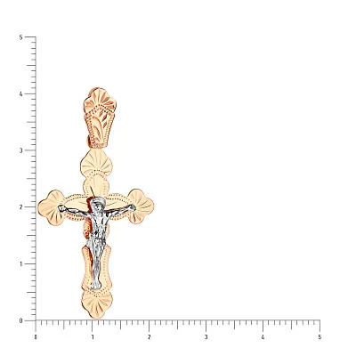 Крестик золотой с распятием  (арт. 512001)